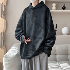 现货WY10085-特P50360g面料扎染高品质宽松连帽卫衣，男装卫衣，电商A059