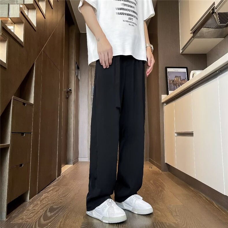 2024年夏季新款免烫包边原布垂感西裤K462P36,男装西裤,星座1116-2