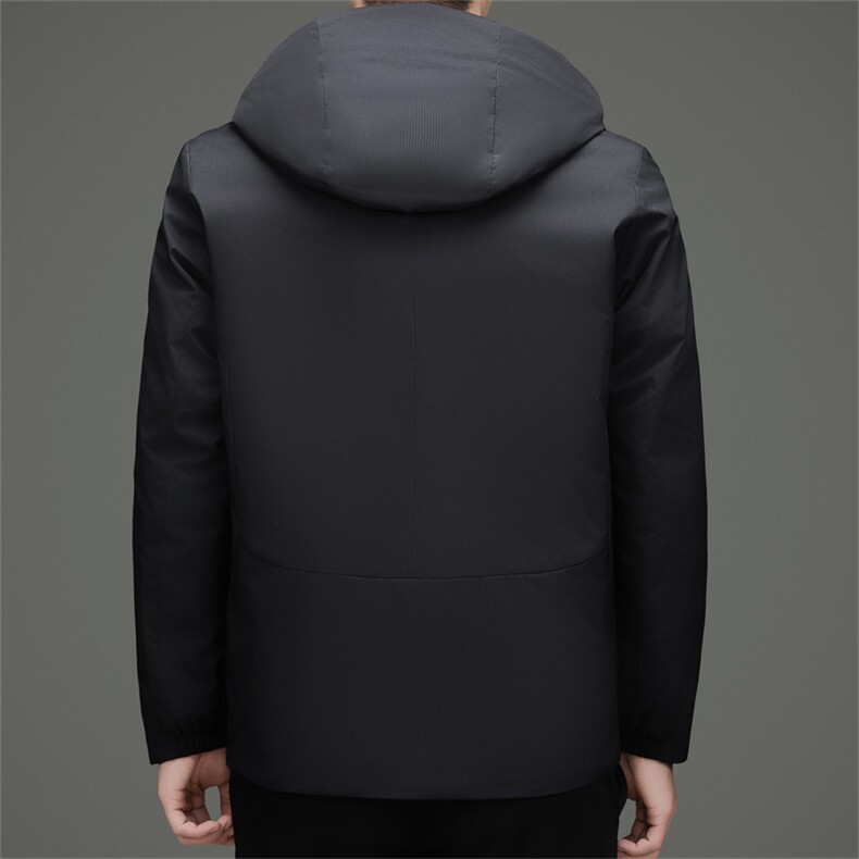 2025冬季新款男连帽轻薄羽绒服90绒子白鹅绒时尚休闲羽绒服外套,男装羽绒服,钱塘723