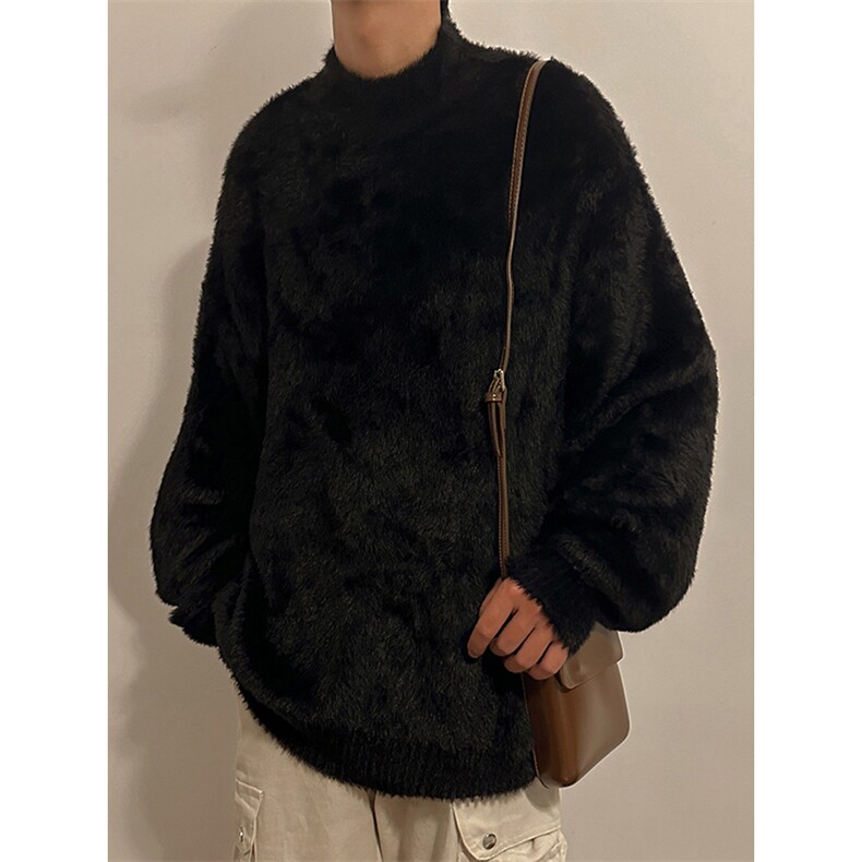 秋季新品设计师自制渐变毛衣男宽松美式针织,男装针织衫/毛衣,星座716-2