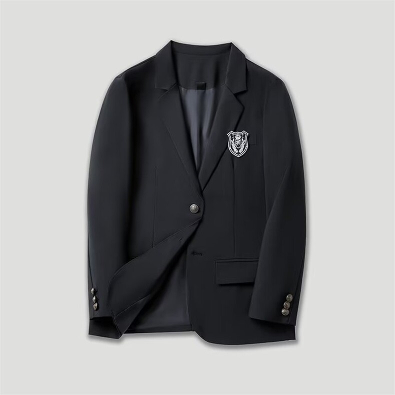 套装2025秋新款休闲西装男学院风制服男西服三件套班服W6659-P108,男装西服,星座412-1
