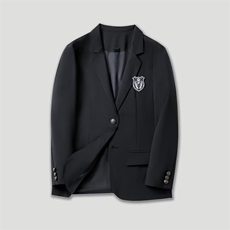 套装2025秋新款休闲西装男学院风制服男西服三件套班服W6659-P108，男装西服，星座412-1