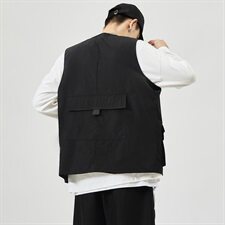 新款秋季工装马甲背心男休闲外套潮牌宽松马夹MJ03/，男装背心/马甲，星座608A