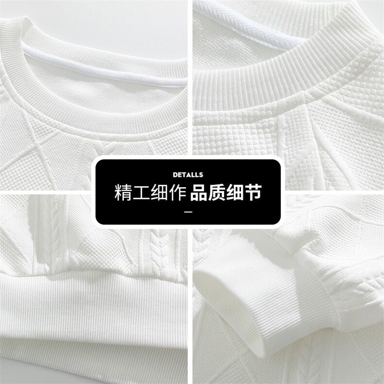 卫衣男士秋季装青少年重磅无帽日系休闲内搭上衣潮Q5568特P35,男装卫衣,星座610（原A335）