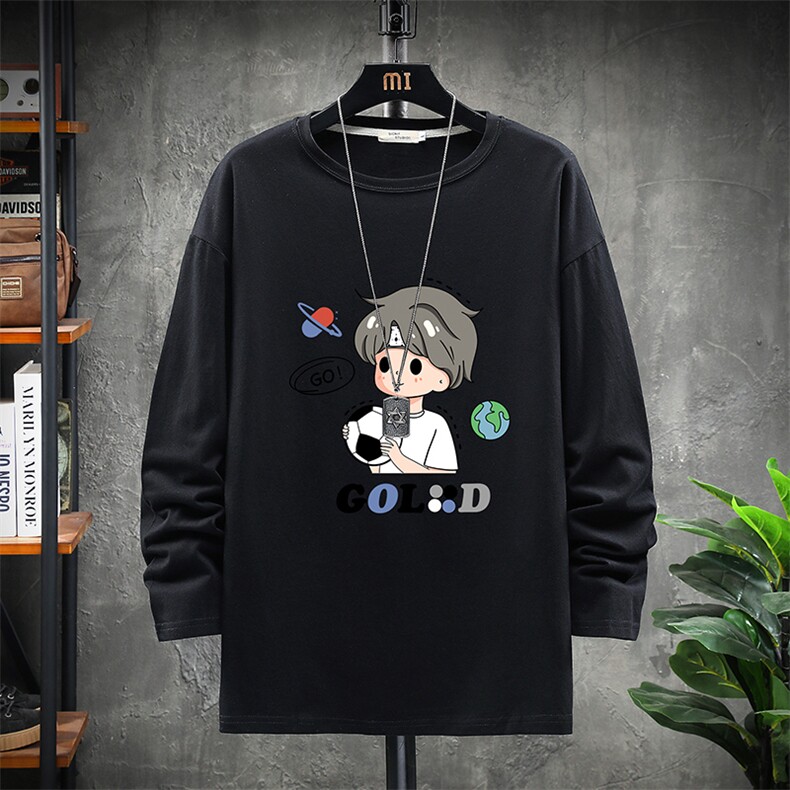 TX3207-P25纯长袖t恤男大码圆领打底衫体恤展架,男装T恤,电商A040A