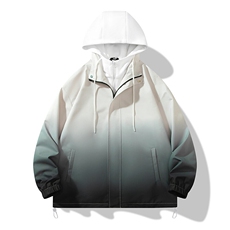 秋季二开宽松夹克男撞色假两件冲锋衣外套DSA157B-JK7833-P75，男装夹克，电商A157B