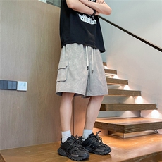 K5033/P38男士夏季工装裤中裤沙滩裤扎染工装短裤休闲裤五分裤子，男装休闲裤，电商A141