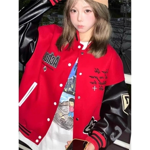 1506/QA5070/P77高街痞帅夹克棒球服图片