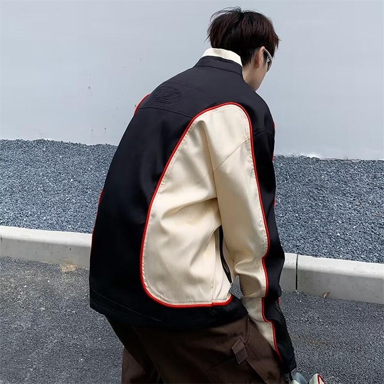 秋季青春流行男夹克文艺潮机车夹克外套HT02P65,男装夹克,星座1116-2