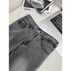 B221美式ins高街直筒扎染莱赛尔冰丝牛仔裤LK25483-特P45控78，男装牛仔裤，电商B221