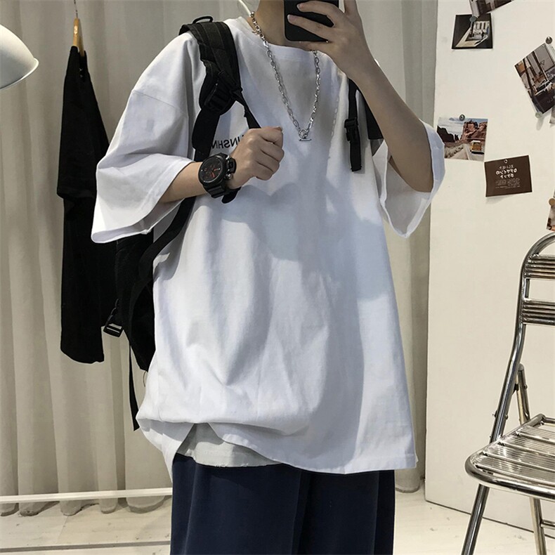 T06常年款男士休闲字母印花T恤衫外套圆领半袖五分袖TEE男女中性,男装T恤,星座115A-3