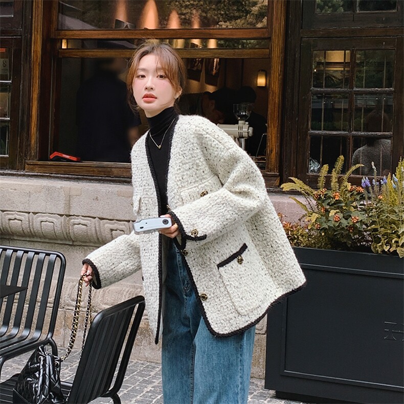 25秋小香风外套,女装短外套,浙宝B116