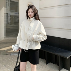 现货！现货！2026春季新款时尚宽松简约休闲短款外套女，女装短外套，2C306