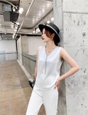 链条背心，女装背心吊带，伊洛姿