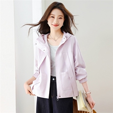 现货！现货！2026春季新款宽松休闲时尚短款外套女，女装短外套，以桐