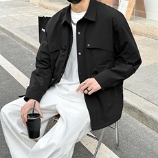 抖音品质衬衫式夹克外套男装夹克C317-6608-P100，男装夹克，电商C317