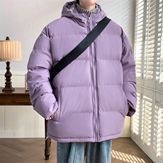 冬上新学生加棉加厚棉服2023休闲潮牌连帽棉衣外套男女9979-P80，男装棉衣，电商A441-1
