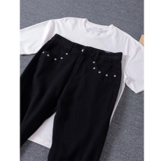 【高质量档口现货特批39】秋季修身铆钉牛仔裤610A-3466，男装牛仔裤，星座610A