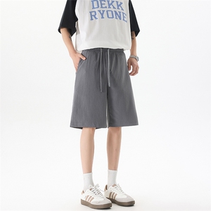 8XL-M特大码冰丝透气垂感短裤男篮球运动五分裤DK1507P30控48,九分裤搭配鞋女冬季图片