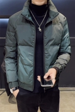 冬季短款男渐变保暖外套80%白鸭绒A313-Y9910-P160，男装棉衣，电商A313