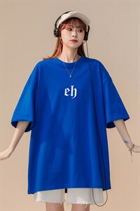 港风中性夏季新款宽松印花圆领短袖200gT恤男T6002P25控38，男装T恤，电商A268