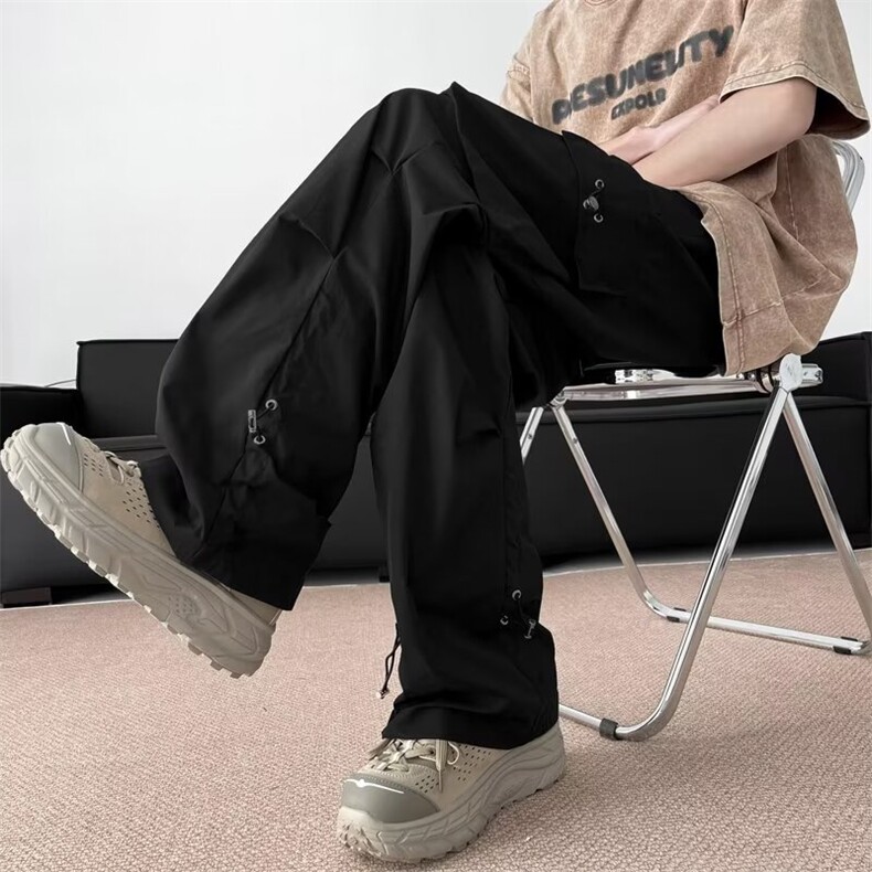 2024春季新款机能设计感休闲长裤美式潮牌工装裤男现货 K7831-P40图片