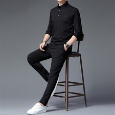 中年男士卫衣商务休闲服运动套装春秋季2023年新款中老年男装秋装，男装休闲套装，电商B212（原钱塘6029）