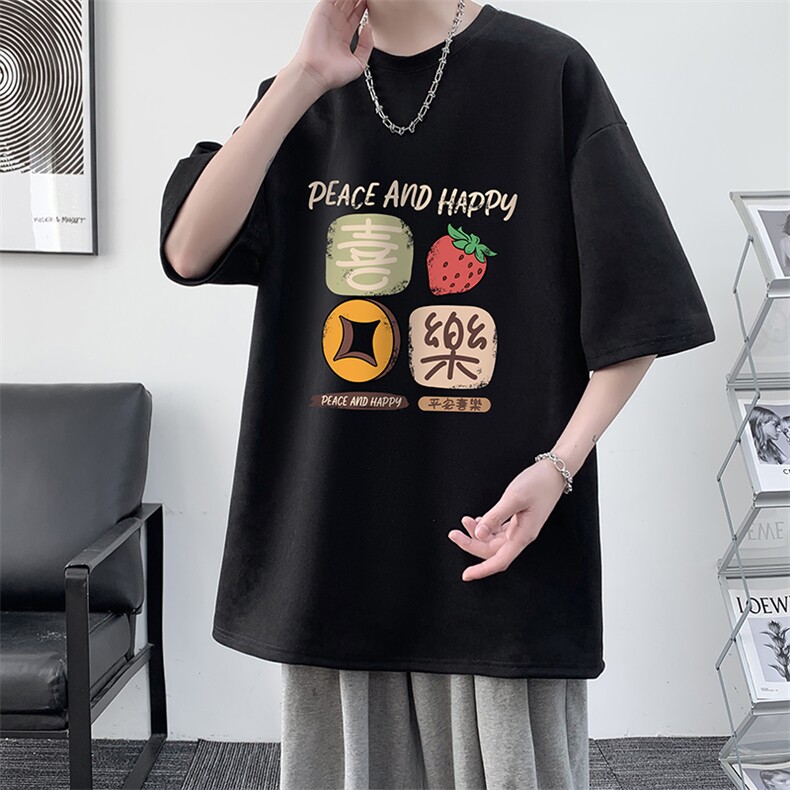 麂皮绒短袖t恤男大码半袖男大皂风JD82322-P25,男装T恤,电商A040