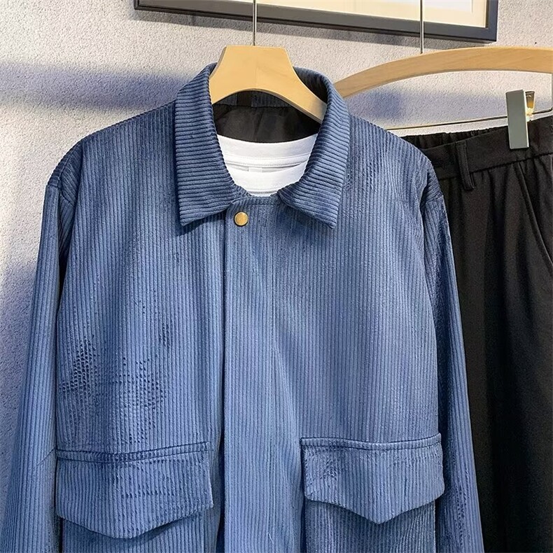 1506-1/GH020/P55麂皮绒夹克男士春秋季复古潮牌宽松休闲,男装夹克,星座1506A