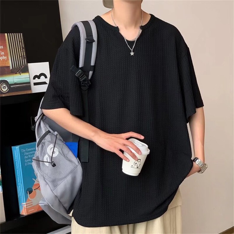 男圆领T恤宽松冰丝短袖T018P28,男装T恤,星座1116-2