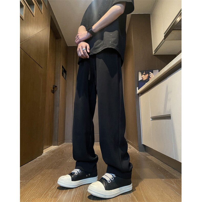 抖音品质夏季潮流修身垂感小脚西裤休闲裤B315-K24125-特p30控58,男装休闲裤,电商B315