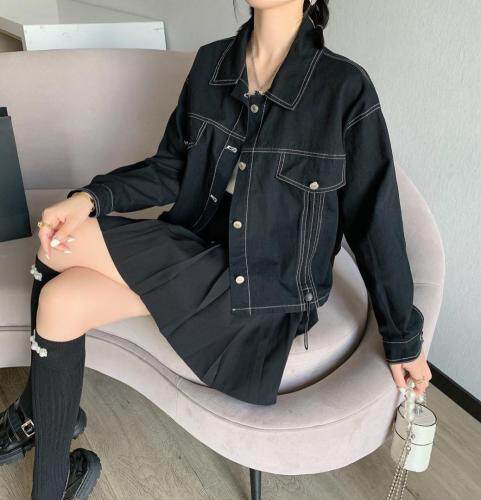 牛仔短外套，女装短外套，简妮依魅