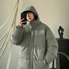现货抖音得物可供视频三防加厚羽绒连帽棉衣外套面包棉服MY8095，男装棉衣，电商A486