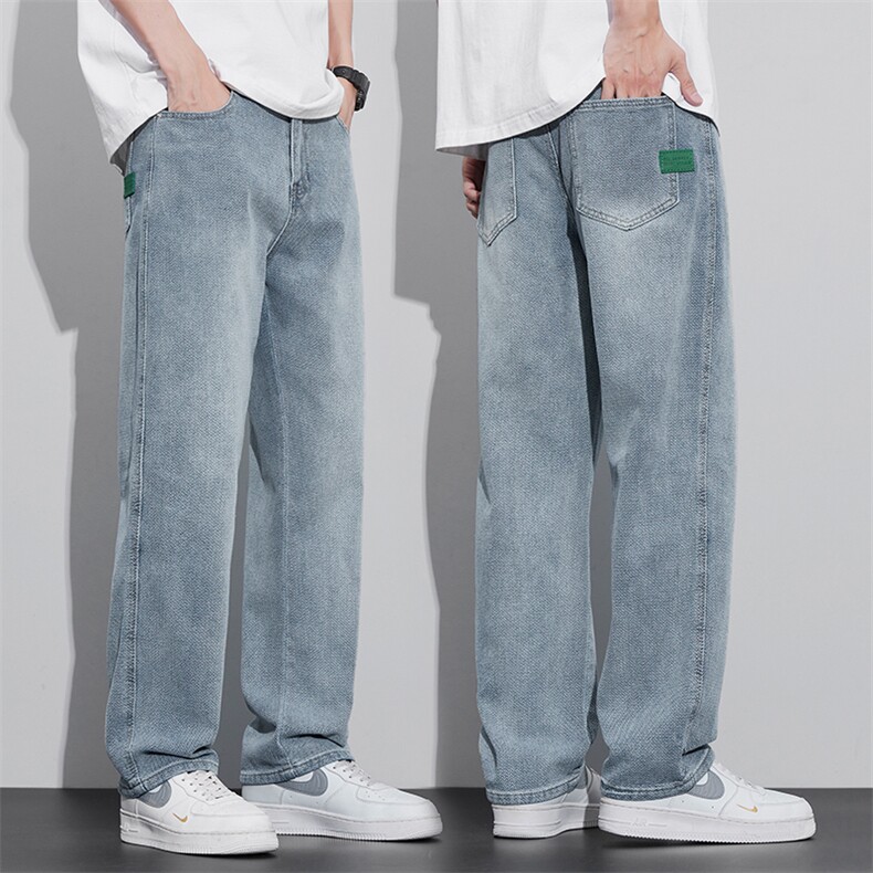 A178  9311  P45限价65  秋冬季新款牛仔裤直筒宽松复古潮牌图片
