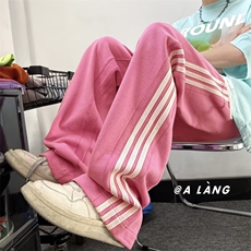 彩色多巴胺穿搭裤子男黄色夏薄款高街直筒运动青少年K2328，男装休闲裤，星座1116A（原606A-3）