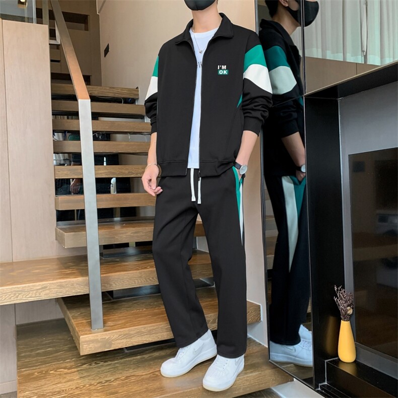 TH880-P85秋季新款男生套装学生夹克青少年上衣开衫大童裤子外套,男装休闲套装,星座507A（原星座306B-2）