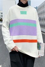 2024秋冬新款毛衣男韩版时尚休闲宽松圆领上衣A161-2-M2042-P48，男装针织衫/毛衣，电商A161-2