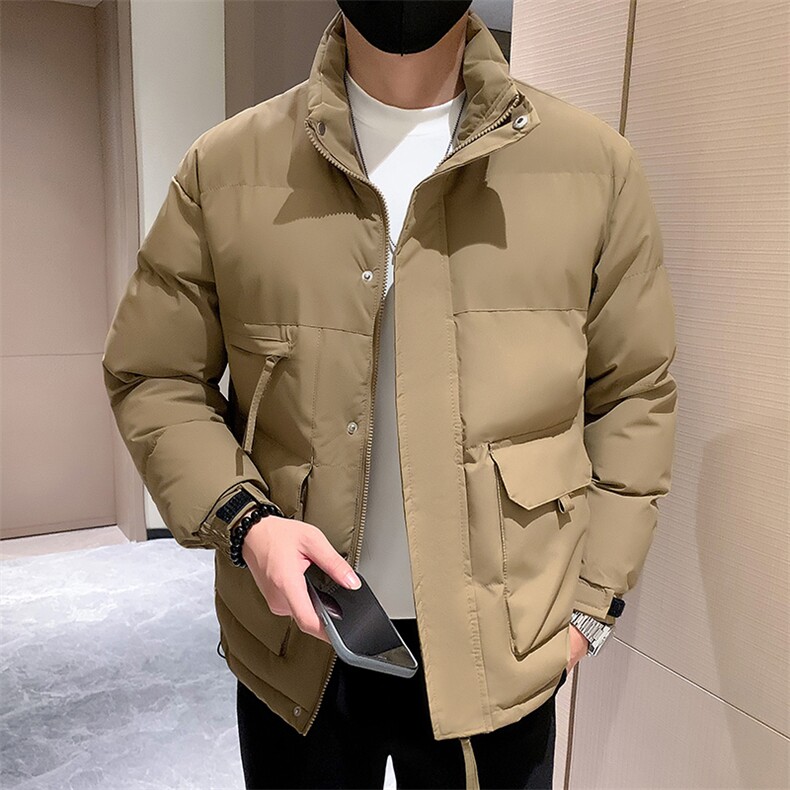 冬季工装潮流加厚韩版棉衣外套棉服小伙店主风MY923特P75,男装棉衣,星座301B-1