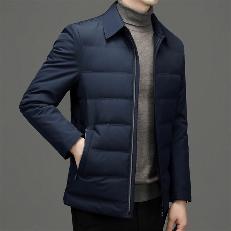 BEYR2209钱塘2020-2中年男士冬季厚款商务休闲简约羽绒服P165,男装羽绒服,钱塘207-2