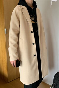 N1079/P100新款秋冬毛呢大衣男中长款过膝风衣大码男士呢子外套男,男装毛呢大衣,电商A141