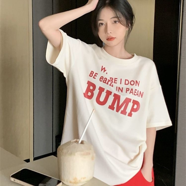 T0632-P25高级感撞色字母纯棉印花短袖潮美式情侣款上衣,男装T恤,星座617A-2