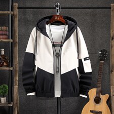 2022秋季潮流工装韩版外套宽松男八色大码连帽夹克夹克男9601，男装卫衣，星座1703A-1