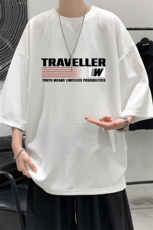 冰丝七分袖t恤男大码五分袖男短袖男中袖Q11359-P30，男装T恤，电商A040