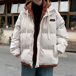 冬季美式复古潮牌棉衣外套日系cityboy假两件棉服男士 W7967-P80图片