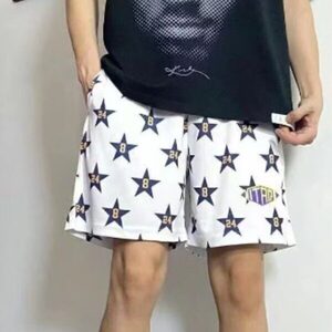 美式运动篮球裤不过膝四分男短裤宽松速干复古透气轻薄训练裤图片