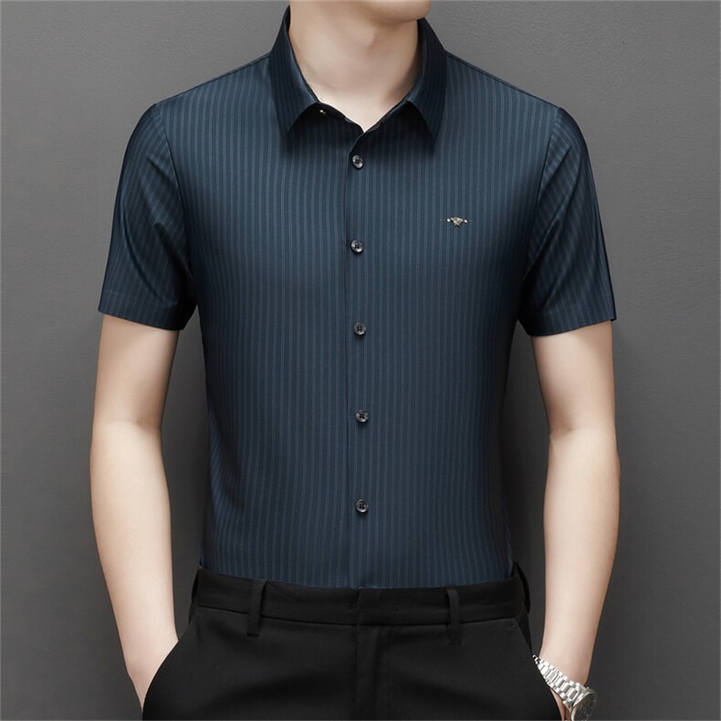 BA9002钱塘2020-2无痕短袖精品衬衫主推量大优惠P63，男装衬衫，钱塘207-2