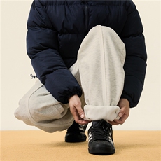 INS百搭冬季新款加绒加厚束脚卫裤宽松休闲裤B315-K23495-P65控78，男装休闲裤，电商B315