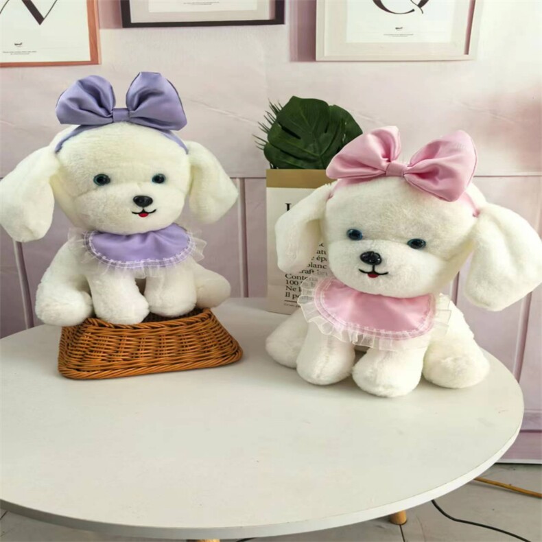 泰迪犬精品十寸毛绒玩具厂家直销，十寸十五寸毛绒玩具厂家