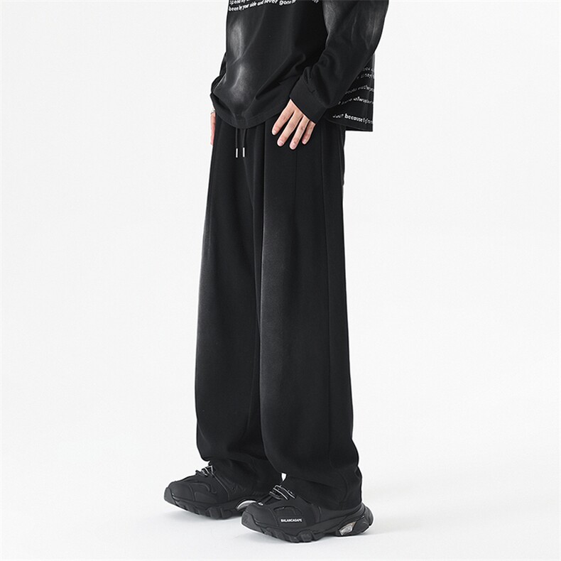 7个高点击百搭男秋冬港风新款宽松休闲裤X416B-1-KL951-P60限价88,男装休闲裤,星座416B-1