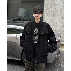 棒球服夹克男士韩版潮流高街帅百搭复古2025春季ins外套W6341-P70图片